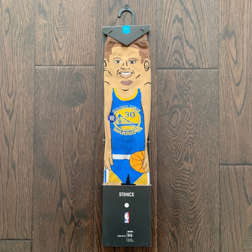 Stance NBA Stephen Curry Men’s Socks Large NWT